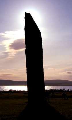Standing stone at Stenness, Orkney
